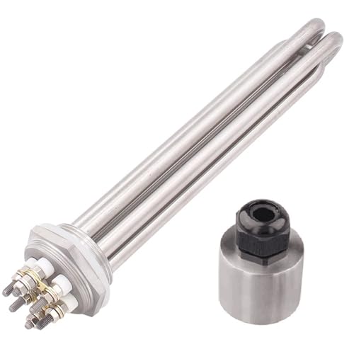 ���M ������ 220/380V �Z�Љ��M�G�������g DN32/DN40 �d�C�q�[�^�[ 3KW/4.5KW/6KW/9KW/12KW SUS304(DN32,380V_4.5KW 230MM)