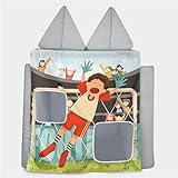 SeeMees Play Panel for Kids Play Couch Childrens Foam Sofa Modular Play Panel for Toddler (Sofa not Included) (Soccer Play)
