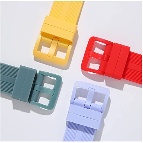 Image of TECHONTO New Designed Silicone Watch Strap Compatible with Apple Watches (42-44 & 45mm), Soft Silicone & Premium Buckle, Wristband for iWatch Series 7 /6 /5 /4 /3 /2 /1 /SE