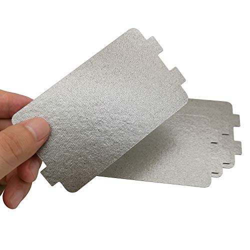 Microwave Waveguide Cover Mica Sheet Replacement Part Suitable for MM721NH1-PW MM721NG1-PW M1-L213B 211A, 2.53" x 4.17" Thickness 0.4mm - 4 Pack