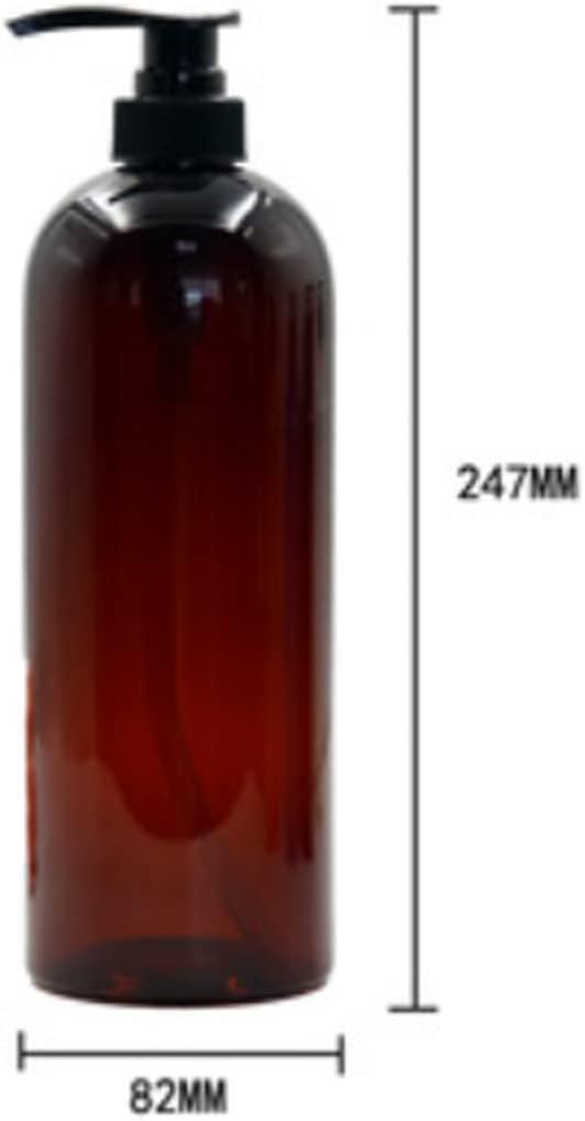 Empty Lotion Pump Bottle, Bpa Free Refillable Plastic 1000 ml Amber Pet Container for Soaps, Shampoos, Lotions, Liquid Body Soaps, Creams and Massage Oils, 3 Pack : Beauty & Personal Care
