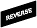 Legend Plate, Reverse, White/Black and Red