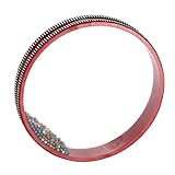 LALADEFIEE Doppelseitige Ocean Drum Trommel aus Holz mit Eisenperlen Natürlichem Meeresrauschen...