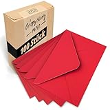 ► KUVERT OHNE FENSTER – Problemlos zu beschriften oder zu bedrucken. Für Liebesbriefe, Geburtstage, Geschenke, Partys, Weihnachten, Hochzeiten, geschäftliche Einladungen, uvm... Es gibt 1000 Anlässe für deinen Briefumschlag.