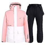 WÄHLEN SIE IHRE LIEBLINGSFARBE - Die Damen-Skijacken sind in Rot und Pink erhältlich, und es gibt 7 lebhafte Farben für die Damen-Skihosen. Sie können Ihre Lieblingsfarben wählen, um einen perfekten Look zu erzielen, oder aus den fertig abgestimmten Anzügen wählen. Wenn Sie Fragen zum Produkt haben, zögern Sie bitte nicht, sich an uns zu wenden, wir sind immer bereit, Ihnen zu helfen!