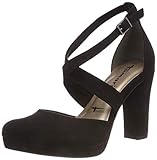 24416-21 Tamaris Damen 24416-21 Riemchenpumps, Schwarz (Black Suede 4), 40 EU