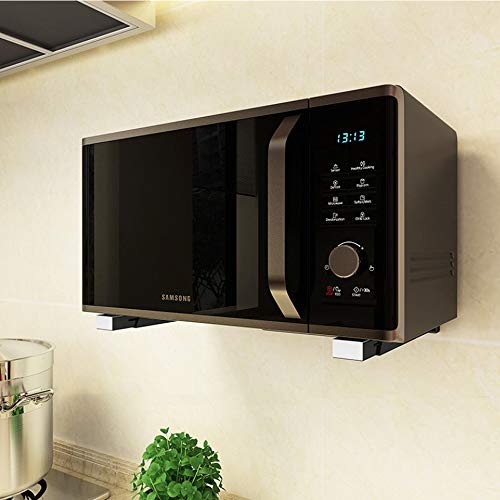 Support de micro ondes extensible en inox 304 pour rangement mural de four - 7