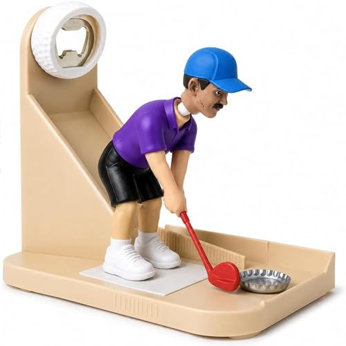 Golf Swing Beer Buddy Golf Themed Beer Bottle Opener Portable Tabletop Design for Golf Bar and Man Cave Golfer Gifts for Men 3D Printing