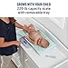 Graco Digital LCD Infant to Toddler to Big Kid Multifunction Baby Weight Scale, 3 Weighing Modes, Removable Tray, Downloadable Growth Chart, 220 Lb Capacity
