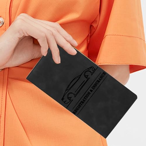 Porta-cartões de registro e seguro de carro, Porta-documentos de carro para cartões - Porta cartão d