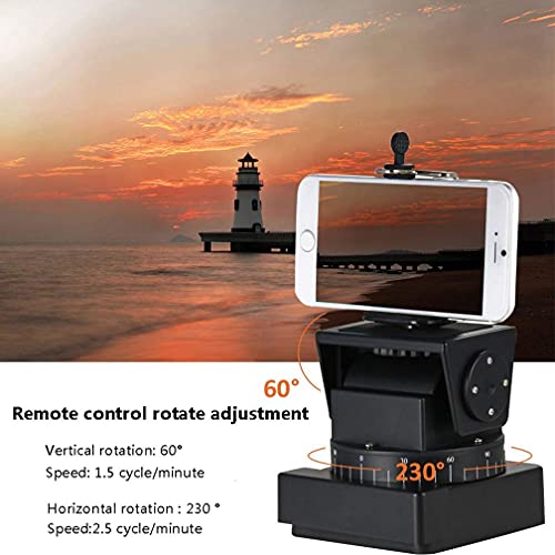 Mcoplus Yt-260 Video Motorized Pan Head,Remote Control Motorized Pan Tilt Head For Phones, Wifi Camera, Action Cameras,Mirrorless Cameras (Limited Weight Under 260G) #TOP2