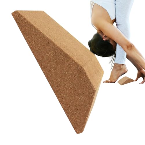 Blocs de yoga en bois noble biseauté accessoire de fitness durable