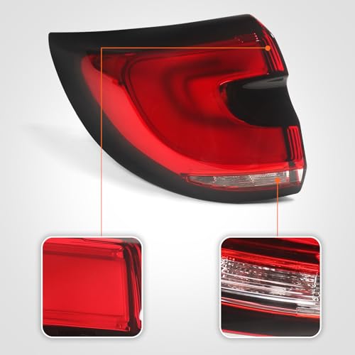 FIONE LED Tail Light Compatible with Chrysler Pacifica 2021-2025 Outer Taillight Assembly Rear Brake Lamp LH CH2804122 68424931AB Left Driver Side by FIONE - Image 4
