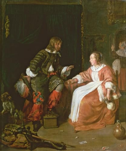Impressions d'art mural Gabriel Metsu décoration chambre 60x90cm