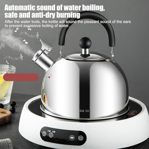 Bouilloire à thé inox 3L induction pour ne plus jamais manquer d'eau - 4