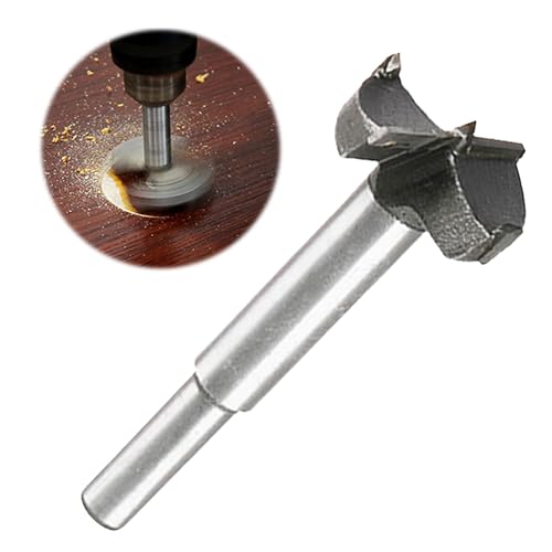 PAVIKE 座ぐりドリル 15mm ボアビット ホールソー フォスナービット 木工用穴あけ 硬質合金ブ 木工ドリル 穴ソー超硬丸シャンク切削蝶番 木工用穴あけ 穴あ DIY 切削工具 堅い木プラスチック合板の木材切削(直径15mm)