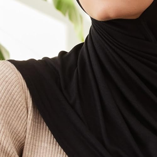 Modest Instant Premium Jersey Hijabs | For Muslim Women Pre-Sewn Head Scarf Wrap Hijabs4