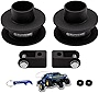Supreme Suspensions - 2.5' Front Leveling Kit for 2005-2022 Ford F250 / F350 Super Duty 4WD High-Strength Steel Coil Spring Lift Spacers & Shock Mount Extenders - Can Cooler Included with Purchase