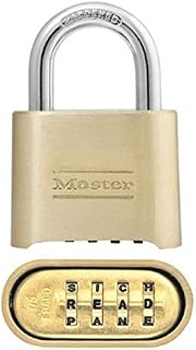 Master Lock Padlock, Set Your Own Letter Combination Lock, 2 in. Wide, 175DWD