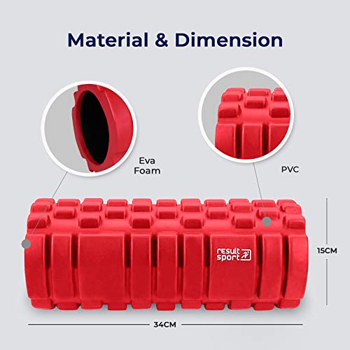 Resultsport trigger-punt massageroller, 34 x 15 cm, schuimstofrol - Image 5