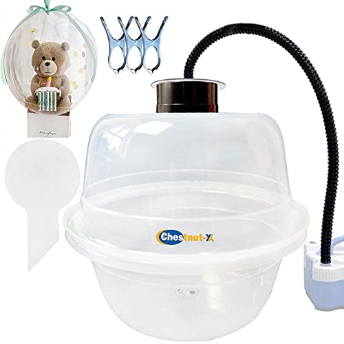 Balloon Stuffing Machine Diameter 46cm/18.1" Stuffer a classy way to wrap your balloon wrap your balloon gifts Balloon Stuffer Tool Party Stuffing Tools Kit for DIY Balloon Rose Bouquet (White)