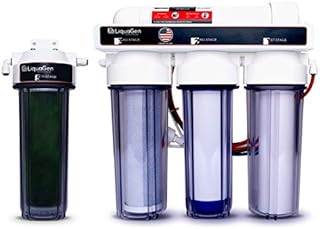 LiquaGen- Super Flow Reverse Osmosis & Deionization (RODI) Water Filtration System- 100 GPD | Ultra Pure Water Softener for 0 TDS/PPM Water | Water Purification System for Aquarium Filter Processes