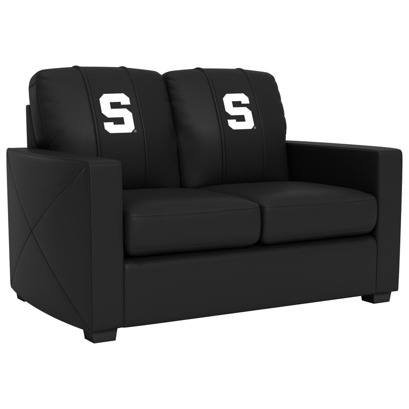 Dreamseat Stationary Loveseat with Michigan State Secondary Logo