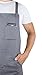 Hudson Durable Goods Professional Grade Chef Apron for Men and Women, 100% Cotton Work Apron for Kitchen, BBQ, and Grill with Large Pockets for Tools, Towel Loop, Crossback Design - One Size, Grey