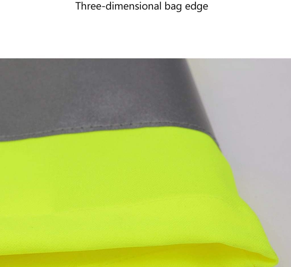 Chalecos Alta Visibilidad Hombre Mujer, Traje reflectante de tráfico Chaleco de seguridad reflectante de tela Oxford Chaleco de construcción de malla de alta visibilidad amarillo fluorescente Mono tra