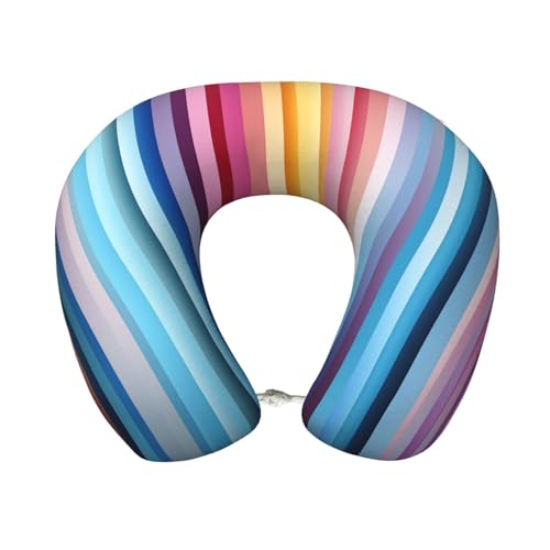 Almohada cuello U espuma viscoelástica para viaje miniatura 1