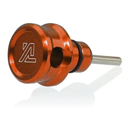 Amazon Alumania Aluminum Billet Headphone Cap For 3 5mm Plug オレンジ イヤホンジャックピアス 通販