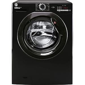 Hoover H-Wash 300 H3W4102DBBE Freestanding Washing Machine, Large Capacity, 10 kg Load, 1400 rpm, Black