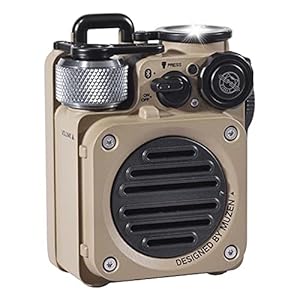 Muzen WILD Mini Lautsprecher Bluetooth Wasserdichter Tragbare Lautsprecher Multifunktion Sport Lautsprecher Bluetooth 5.0 mit Taschenlampe