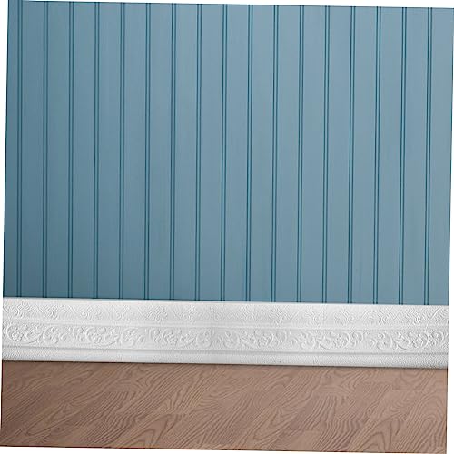 JEWEDECO Tira De Calafetagem 3D Espuma Adesivo De Parede Borda Decorar Papel De Parede Adesivo Borda