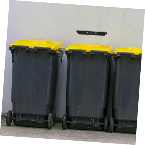Support couvercle poubelle à roulettes anti vent extérieur verrouillable solide