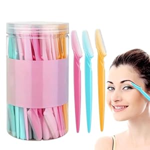 Kioriur Augenbrauen-Trimmer-Set mit 66 Rasierern