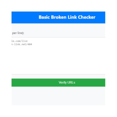 Basic Broken Link Checker