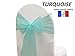 Produktbild N & # X153; UDS 540-Organza für Bezüge Stuhl  Türkis * 10 Stück