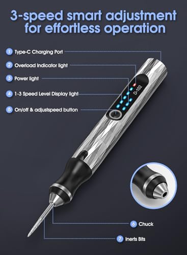 Engraving Pen with 37-Bit Kit