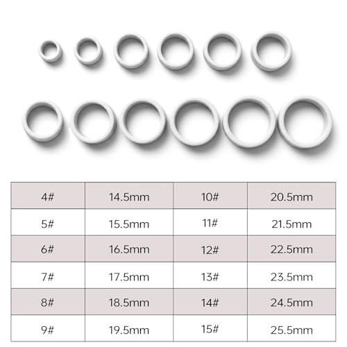 Ring 4 Sizing Kit, Compatible with Oura Ring4, Professional Finger Measuring Tool, Smart Ring Find Your Before You Buy Ring, Size 4 to 15