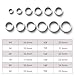 Ring 4 Sizing Kit, Compatible with Oura Ring4, Professional Finger Measuring Tool, Smart Ring Find Your Before You Buy Ring, Size 4 to 15