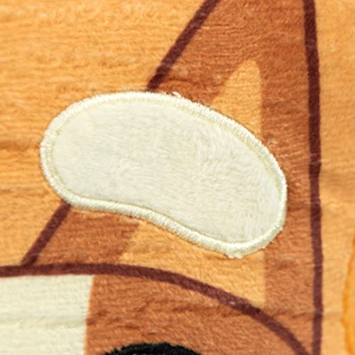 Image of Jay Franco Bluey Bingo Shaped Decorative Pillow - Kids Super Soft Throw Plush Pillow - Measures 14 Inches (Official Bluey Product)