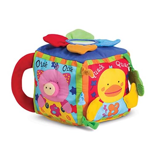 Melissa & Doug K's Kids Musical Farmyard Cube Educational Baby Toy