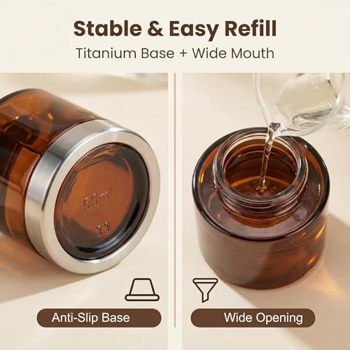 2 Pzs Botellas de Vidrio para Difusor de Aromaterapia miniatura 5