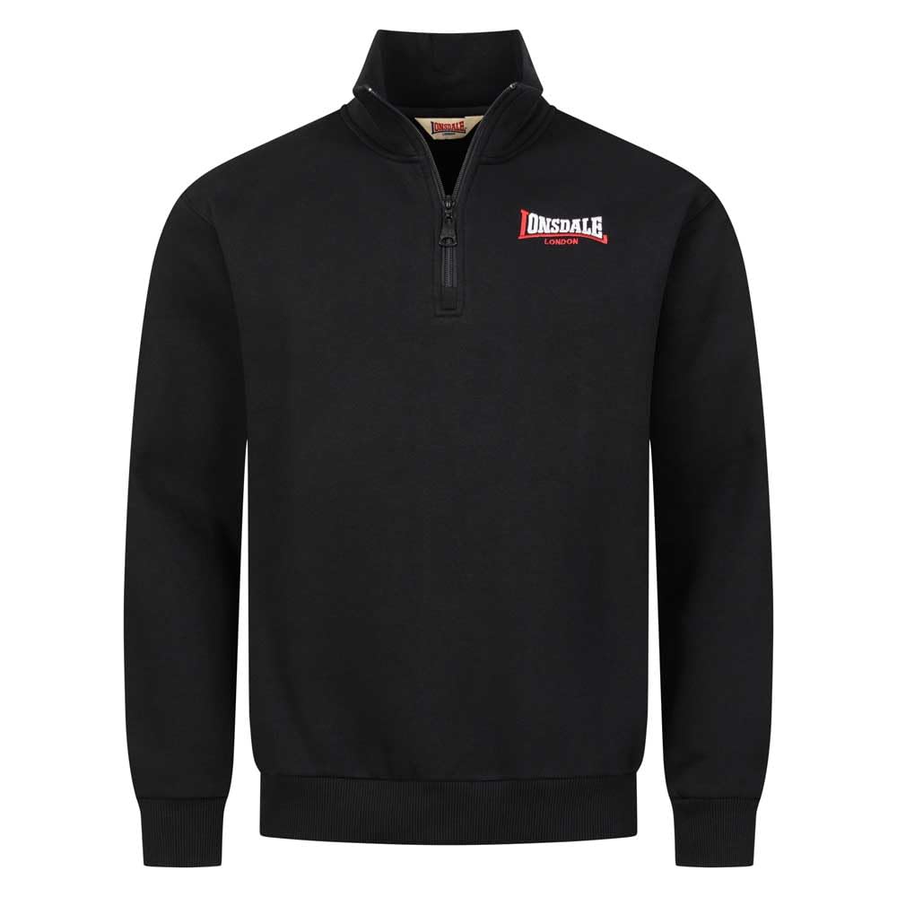 Lonsdale Herren Gryffidam Sweatshirt mit Viertelreißverschluss (Troyer)