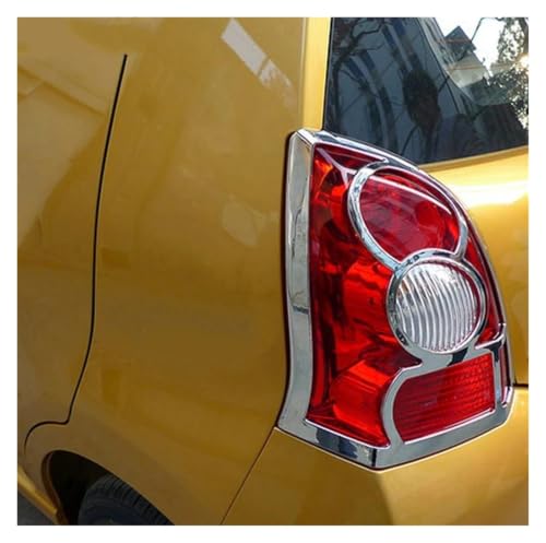 Cubierta lámpara de luz trasera cromada Suzuki Alto 2009-2012 protector faro trasero 4