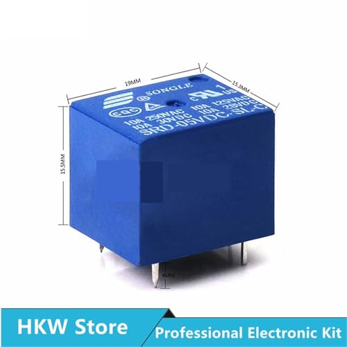 Relais SRD-12VDC-SL-C 10A commutation haute tension 250VAC