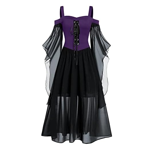 Sexy Halloween Costumes for Women Halloween Dress Women Halloween Costumes Scary Halloween Masquerade Dresses for Women Halloween Party Dress for Women Halloween Goth Dresses(01-Black,3X-Large)