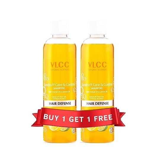VLCC Dandruff Care and Control Shampoo, 350ml (Buy 1 Get 1 Free)
