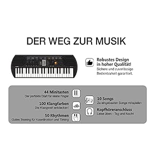 Casio SA-77 Clavier, Noir (Gris) - Les Beatles, Paul McCartney, John Lennon, RIngo Starr, George Harrison Casio SA-77 Clavier, Noir (Gris) – Image 3